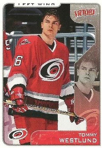 #69 Tommy Westlund - Carolina Hurricanes - 2001-02 Upper Deck Victory Hockey