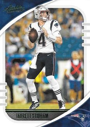 #69 Jarrett Stidham - New England Patriots - 2020 Panini Absolute - Green Football