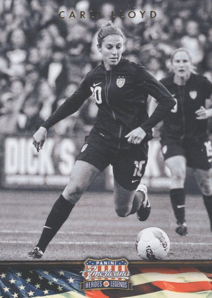 #69 Carli Lloyd - 2012 Panini Americana Heroes & Legends