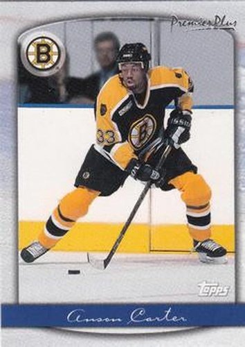 #69 Anson Carter - Boston Bruins - 1999-00 Topps Premier Plus Hockey