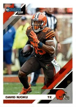 #69 David Njoku - Cleveland Browns - 2019 Donruss Football