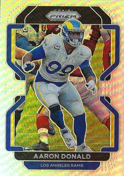 #69 Aaron Donald - Los Angeles Rams - 2021 Panini Prizm - Silver Football