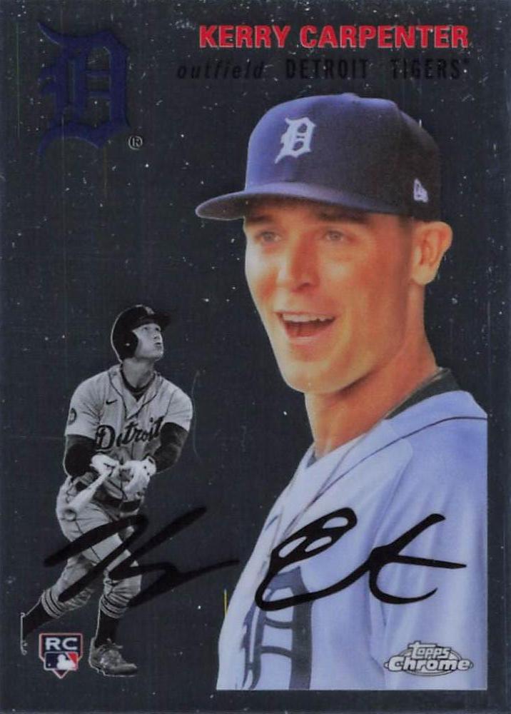 #69 Kerry Carpenter - Detroit Tigers - 2023 Topps Chrome Platinum Anniversary Baseball