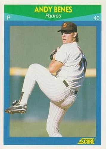 #69 Andy Benes - San Diego Padres - 1990 Score Rising Stars Baseball