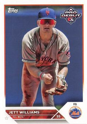 #PD-69 Jett Williams - FCL Mets - 2023 Topps Pro Debut Baseball
