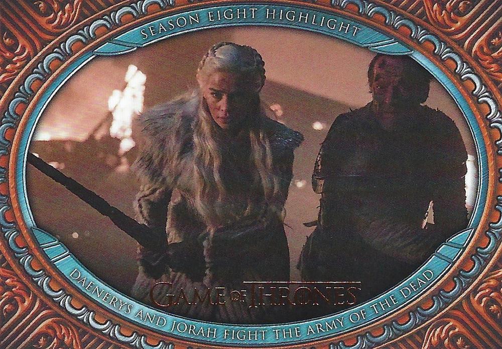 #69 Daenerys and Jorah Fight the Army of the Dead - 2022 Rittenhouse Game of Thrones