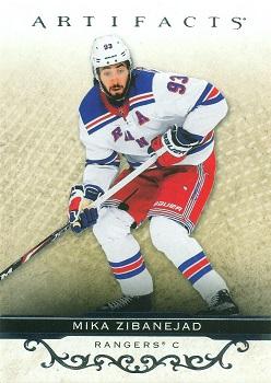 #69 Mika Zibanejad - New York Rangers - 2021-22 Upper Deck Artifacts Hockey