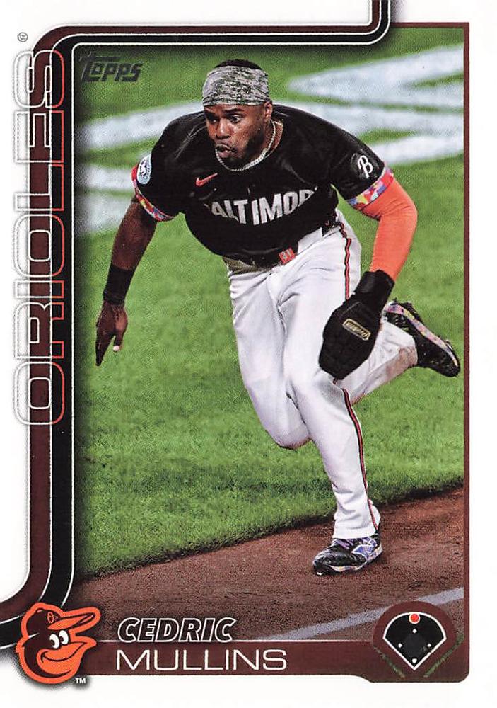 #69 Cedric Mullins - Baltimore Orioles - 2025 Topps Baseball