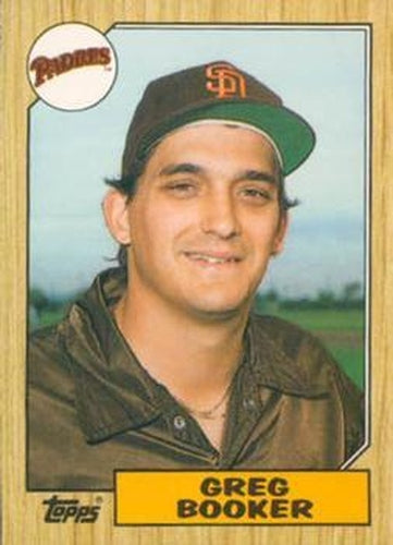 #6T Greg Booker - San Diego Padres - 1987 Topps Traded Baseball