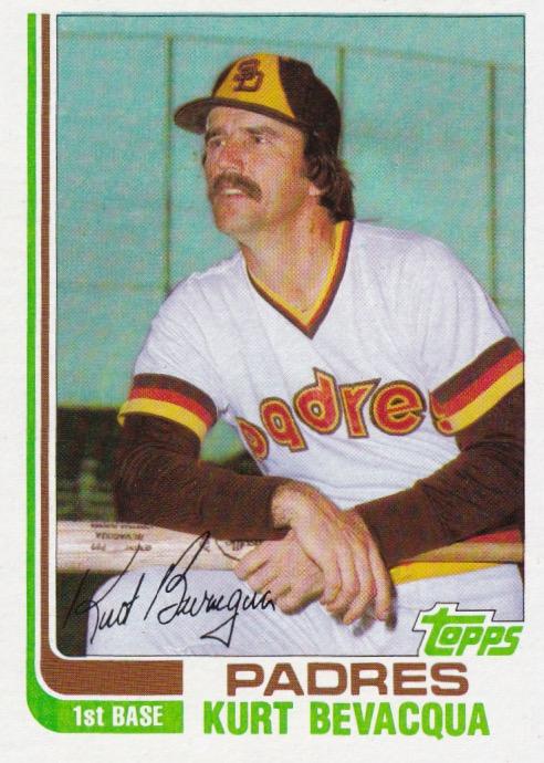 #6T Kurt Bevacqua - San Diego Padres - 1982 Topps Traded Baseball