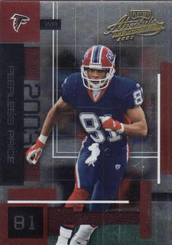 #6 Peerless Price - Atlanta Falcons - 2003 Playoff Absolute Memorabilia Football