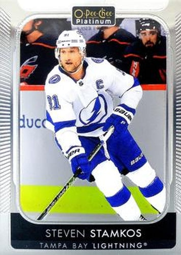 #6 Steven Stamkos - Tampa Bay Lightning - 2021-22 O-Pee-Chee Platinum Hockey
