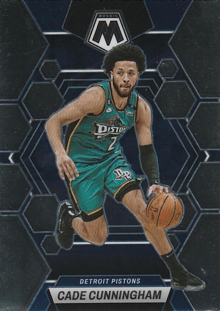 #6 Cade Cunningham - Detroit Pistons - 2022-23 Panini Mosaic Basketball