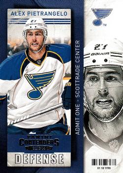 #6 Alex Pietrangelo - St. Louis Blues - 2013-14 Panini Contenders Hockey