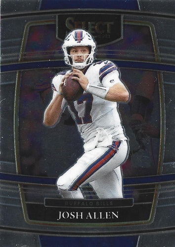 #6 Josh Allen - Buffalo Bills - 2021 Panini Select Football