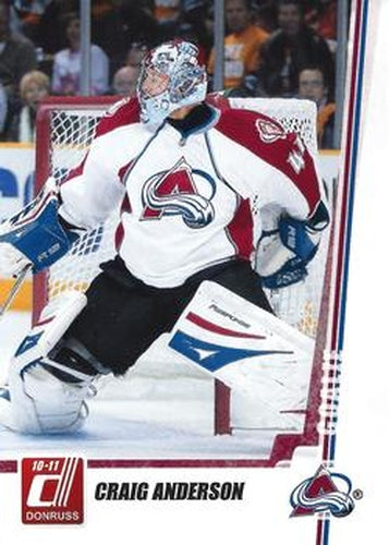 #6 Craig Anderson - Colorado Avalanche - 2010-11 Donruss Hockey