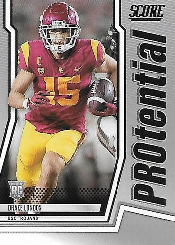 #P-DL Drake London - USC Trojans - 2022 Score - PROtential Football