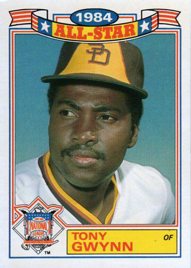 #6 Tony Gwynn - San Diego Padres - 1985 Topps - 1984 All-Star Game Baseball