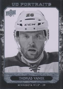 #P-6 Thomas Vanek - Minnesota Wild - 2014-15 Upper Deck - UD Portraits Hockey