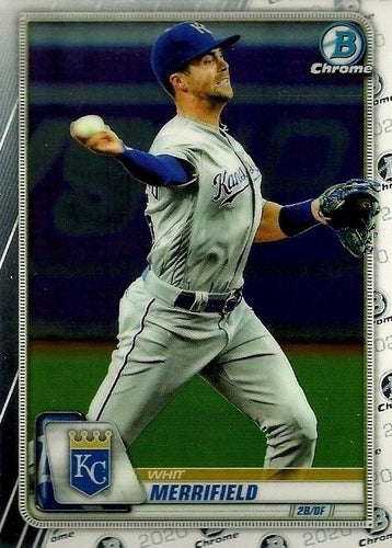 #6 Whit Merrifield - Kansas City Royals - 2020 Bowman Chrome Baseball