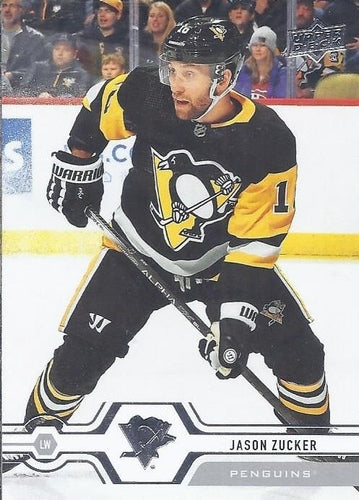 #506 Jason Zucker - Pittsburgh Penguins - 2019-20 Upper Deck Hockey