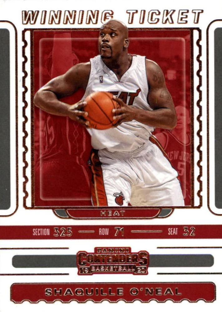 #6 Shaquille O'Neal - Miami Heat - 2019-20 Panini Contenders - Winning Ticket Basketball