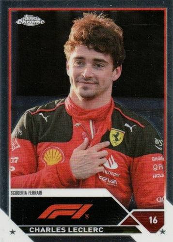 #6 Charles Leclerc - Scuderia Ferrari - 2023 Topps Chrome Formula 1 Racing