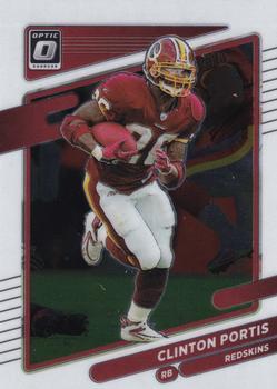#6 Clinton Portis - Washington Redskins - 2021 Donruss Optic Football