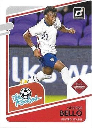 #6 George Bello - USA - 2021-22 Donruss Road to FIFA World Cup Qatar 2022 - The Rookies Soccer