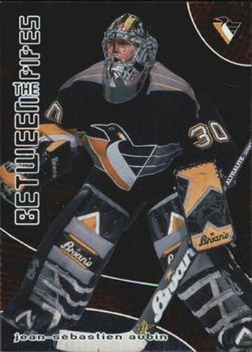 #6 Jean-Sebastien Aubin - Pittsburgh Penguins - 2001-02 Be a Player Between the Pipes Hockey