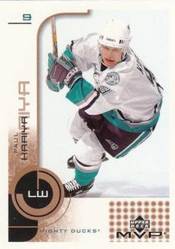#6 Paul Kariya - Anaheim Mighty Ducks - 2002-03 Upper Deck MVP Hockey