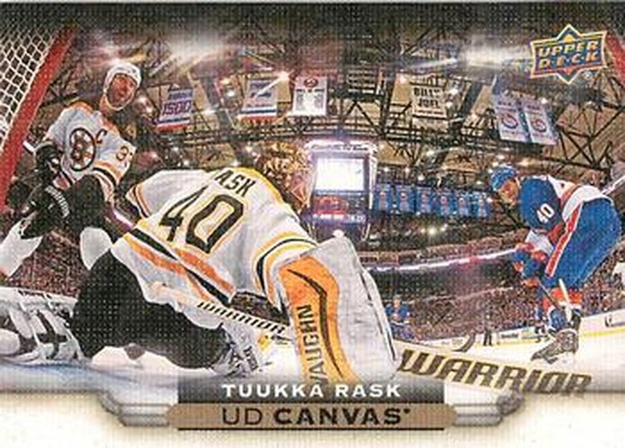 #C6 Tuukka Rask - Boston Bruins - 2015-16 Upper Deck - UD Canvas Hockey