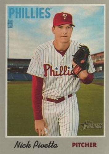 #6 Nick Pivetta - Philadelphia Phillies - 2019 Topps Heritage Baseball