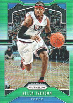 #6 Allen Iverson - Philadelphia 76ers - 2019-20 Panini Prizm - Prizms Green Basketball