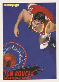#6 Jon Koncak - Atlanta Hawks - 1994-95 Fleer Basketball