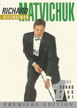 #6 Richard Matvichuk - 1991 Arena Draft Picks French Hockey