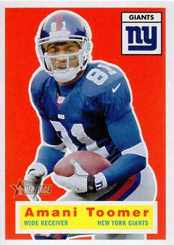 #6 Amani Toomer - New York Giants - 2001 Topps Heritage Football