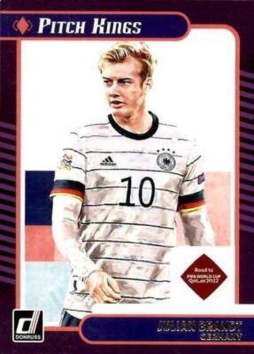 #6 Julian Brandt - Germany - 2021-22 Donruss - Pitch Kings Soccer