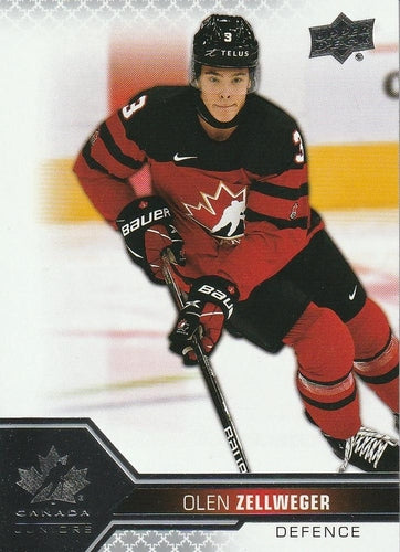#6 Olen Zellweger - Canada - 2022-23 Upper Deck Team Canada Juniors Hockey