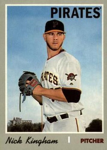 #700 Nick Kingham - Pittsburgh Pirates - 2019 Topps Heritage Baseball