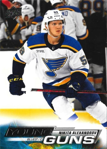 #708 Nikita Alexandrov - St. Louis Blues - 2022-23 Upper Deck Hockey