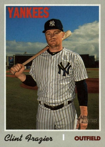 #708 Clint Frazier - New York Yankees - 2019 Topps Heritage Baseball