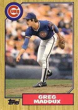 #70T Greg Maddux - Chicago Cubs - 1987 Topps Traded Baseball