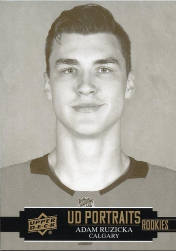 #P-70 Adam Ruzicka - Calgary Flames - 2021-22 Upper Deck - UD Portraits Hockey