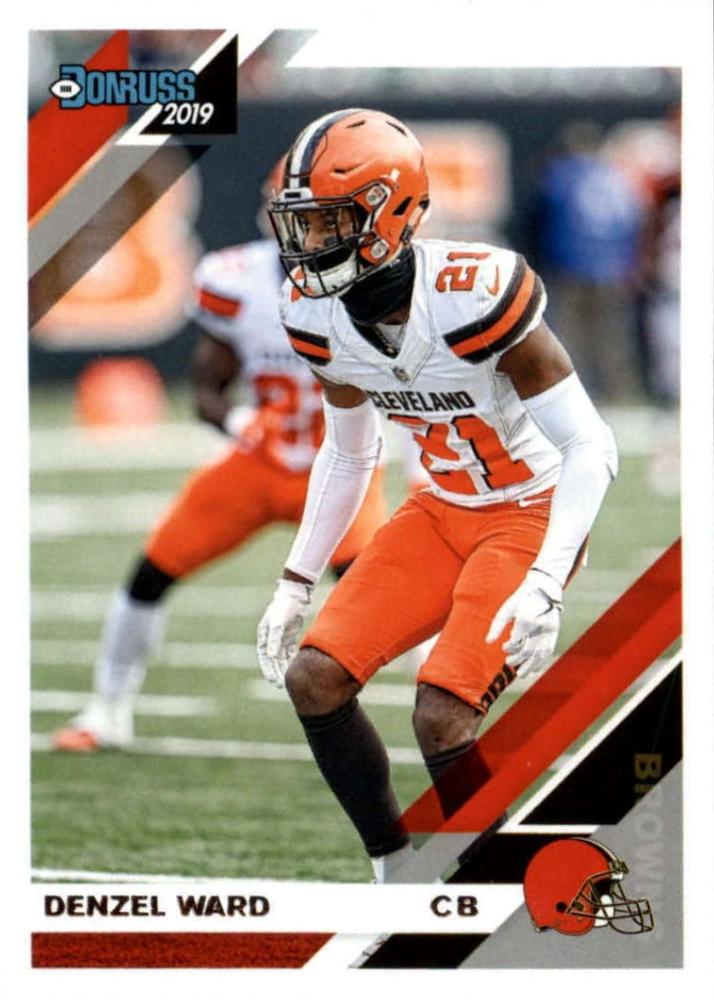 #70 Denzel Ward - Cleveland Browns - 2019 Donruss Football