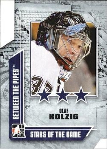 #70 Olaf Kolzig - Tampa Bay Lightning - 2008-09 In The Game Between The Pipes Hockey