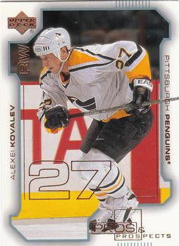 #70 Alexei Kovalev - Pittsburgh Penguins - 2000-01 Upper Deck Pros & Prospects Hockey