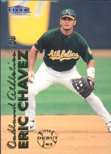 #70 Eric Chavez - Oakland Athletics - 1999 Fleer Tradition Baseball