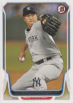 #70 Hiroki Kuroda - New York Yankees - 2014 Bowman Baseball