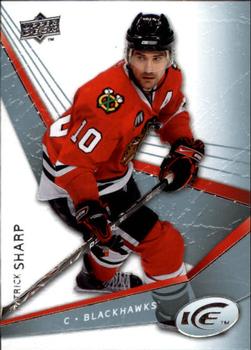 #70 Patrick Sharp - Chicago Blackhawks - 2008-09 Upper Deck Ice Hockey